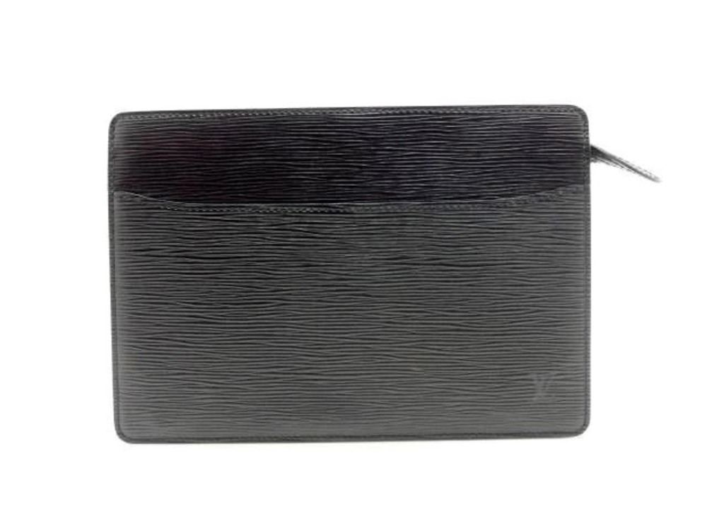 LOUIS VUITTON Pochette Homme Shoulder Bag Epi Leather Noir Black